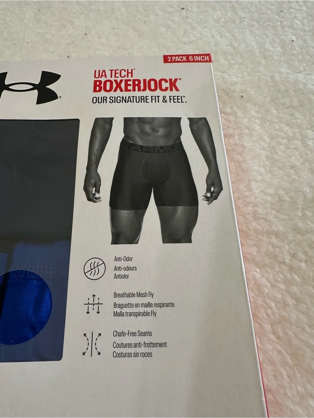 Under Armour Men’s UA Tech Boxerjock 2-Pack